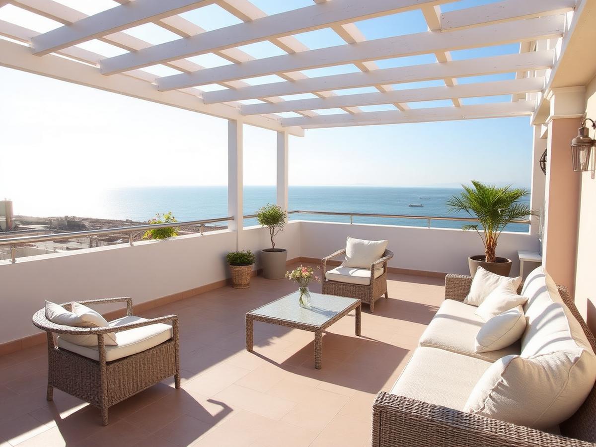 Penthouse with a wide terrace on the Torrevieja seafront
